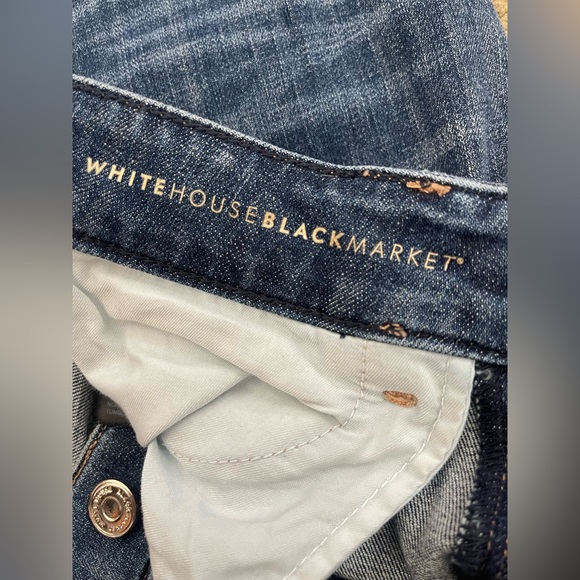 White House Black Market Dark Blue Slim Jeans - Picture 9 of 11